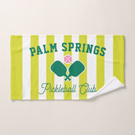 Aangepaste City Pickleball Preppy Sporten Handdoek