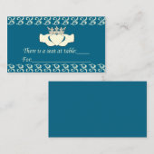Aangepaste Claddagh Plaatskaartje (Voorkant / Achterkant)