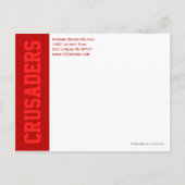 Aangepaste Class Reunion Save-the-Date Aankondigin Aankondigingskaart (Achterkant)