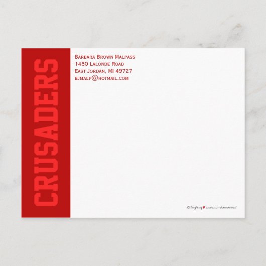 Aangepaste Class Reunion Save-the-Date Aankondigin Aankondigingskaart (Achterkant)