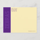 Aangepaste Class Reunion Save-the-Date Aankondigin Aankondigingskaart (Achterkant)