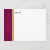Aangepaste Class Reunion Save-the-Date Aankondigin Aankondigingskaart (Achterkant)