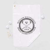 Aangepaste Classic Golf Club Name Golfhanddoek (Insitu)