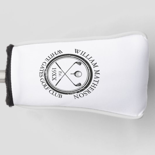 Aangepaste Classic Golf Club Name Golfheadcover (Voorkant)