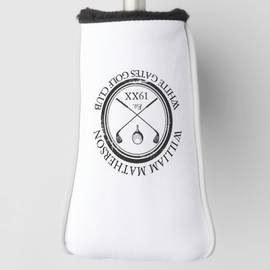 Aangepaste Classic Golf Club Name Golfheadcover (Draai 90)