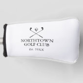 Aangepaste Classic Golf Club Name Golfheadcover (Voorkant)
