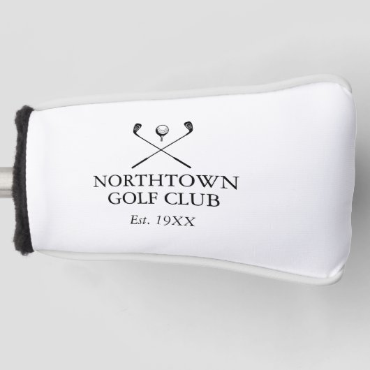 Aangepaste Classic Golf Club Name Golfheadcover (Voorkant)