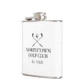 Aangepaste Classic Golf Club Name Heupfles (Links)