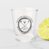 Aangepaste Classic Golf Club Name Shot Glas (Voorkant)