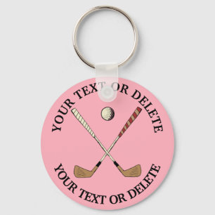 Aangepaste Classic Golf Golfer Sleutelhanger