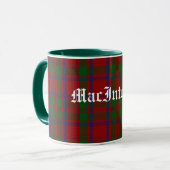 Aangepaste Classic MacIntosh Tartan Mok (Voorkant links)