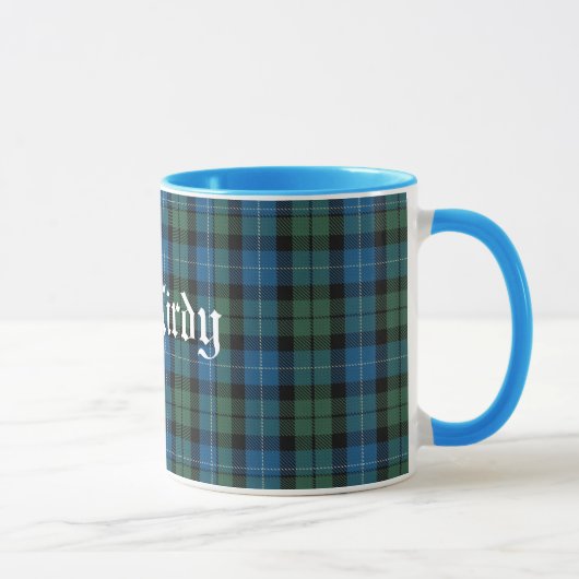 Aangepaste Classic MacKirdy Tartan Mok (Rechts)