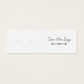 Aangepaste Classic Mini Post/Stud Oorbel Display K Mini Visitekaartjes (Voorkant)