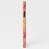 Aangepaste Classy pioenroos bloemen Waterverf Art  iPhone Hoesje (Rechterkant)