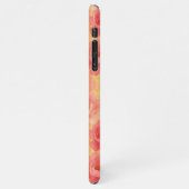 Aangepaste Classy pioenroos bloemen Waterverf Art  iPhone Hoesje (Linkerkant)