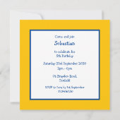 Aangepaste cloud, zon en regendruppels op zaterdag (Achterkant)