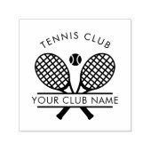 Aangepaste clubnaam Tennis Team Zelfinktende Stempel (Design)