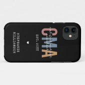 Aangepaste CMA Certified Medical Assistant Case-Mate iPhone Case (Achterkant (horizontaal))