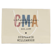 Aangepaste CMA Certified Medical Assistant Groot Cadeauzakje (Achterkant)