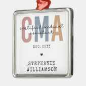Aangepaste CMA Certified Medical Assistant Metalen Ornament (Links)