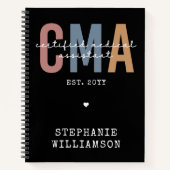 Aangepaste CMA Certified Medical Assistant Notitieboek (Voorkant)