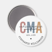 Aangepaste CMA gecertificeerde medische assistent  Magneet (Voorkant / Achterkant)