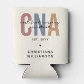 Aangepaste CNA Retro Certified Nursing Assistant-c Blikjeskoeler (Achterkant)