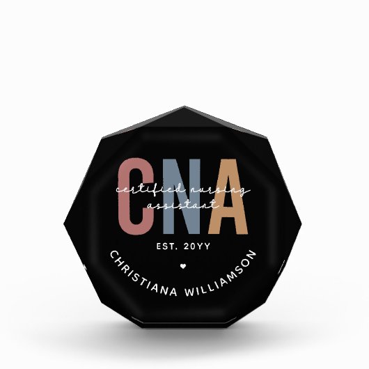 Aangepaste CNA Retro Certified Nursing Assistant-c Fotoblokken (Voorkant)