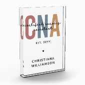 Aangepaste CNA Retro Certified Nursing Assistant-c Fotoblokken (Links)