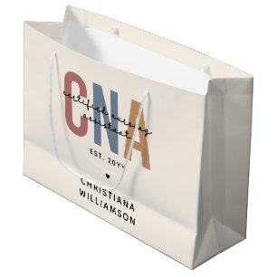 Aangepaste CNA Retro Certified Nursing Assistant-c Groot Cadeauzakje
