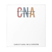 Aangepaste CNA Retro Certified Nursing Assistant-c Notitieblok (Voorkant)