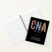 Aangepaste CNA Retro Certified Nursing Assistant-c Notitieboek (Binnen)