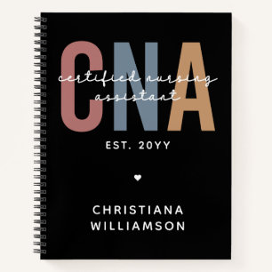 Aangepaste CNA Retro Certified Nursing Assistant-c Notitieboek