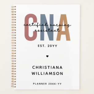Aangepaste CNA Retro Certified Nursing Assistant-c Planner