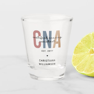 Aangepaste CNA Retro Certified Nursing Assistant-c Shot Glas