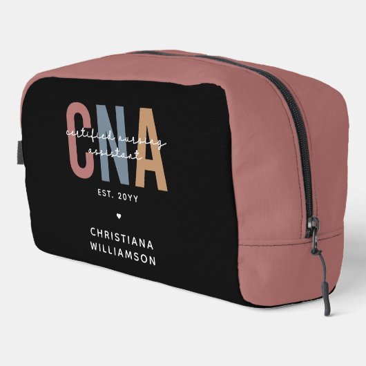 Aangepaste CNA Retro Certified Nursing Assistant-c Toilettasje (Rechterhoek)