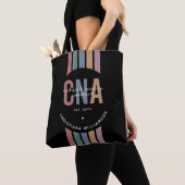 Aangepaste CNA Retro Certified Nursing Assistant-c Tote Bag (Dichtbij)