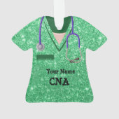 Aangepaste CNA-verpleegkundige arts arts Ornament (achterkant)