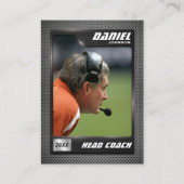 Aangepaste Coach Trading Card, Coach Eercardie Cad Contactkaartje (Voorkant)