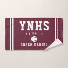 Aangepaste Coachdroger – Persoonlijk Tennis Team C Handdoek