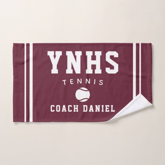 Aangepaste Coachdroger – Persoonlijk Tennis Team C Handdoek (Handdoek)