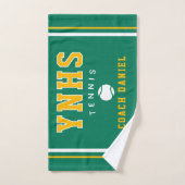 Aangepaste Coachdroger – Persoonlijk Tennis Team C Handdoek (Handdoek)