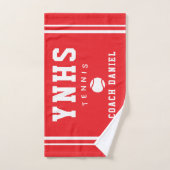 Aangepaste Coachdroger – Persoonlijk Tennis Team C Handdoek (Handdoek)