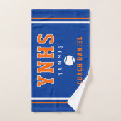 Aangepaste Coachdroger – Persoonlijk Tennis Team C Handdoek (Handdoek)