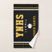 Aangepaste Coachdroger – Persoonlijk Tennis Team C Handdoek (Handdoek)