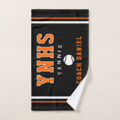 Aangepaste Coachdroger – Persoonlijk Tennis Team C Handdoek (Handdoek)
