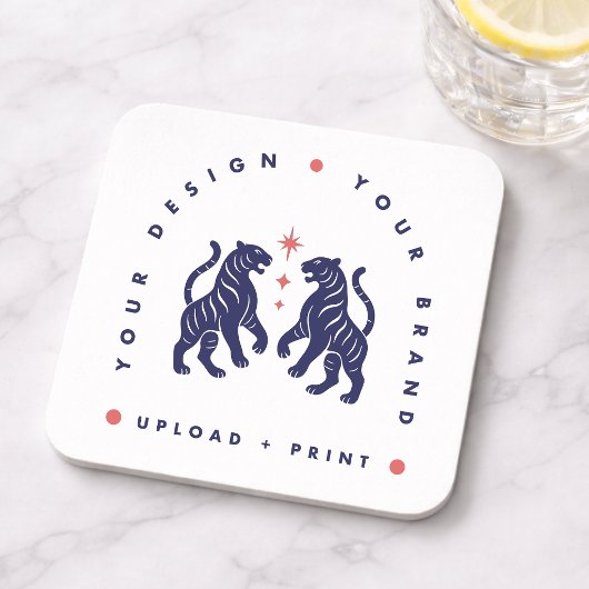 Aangepaste coaster set | Uw ontwerp upload coaster Bier Onderzetter