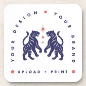 Aangepaste coaster set | Uw ontwerp upload coaster Bier Onderzetter (Voorkant)