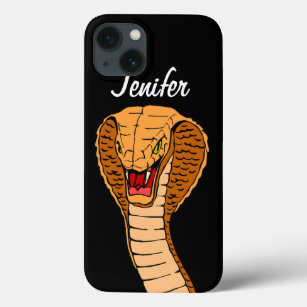 Aangepaste Cobra slangenillustratie Case-Mate iPhone Case