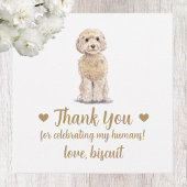 Aangepaste Cockapoo-hond-huwelijksgunstlabels Bedankjes Labels